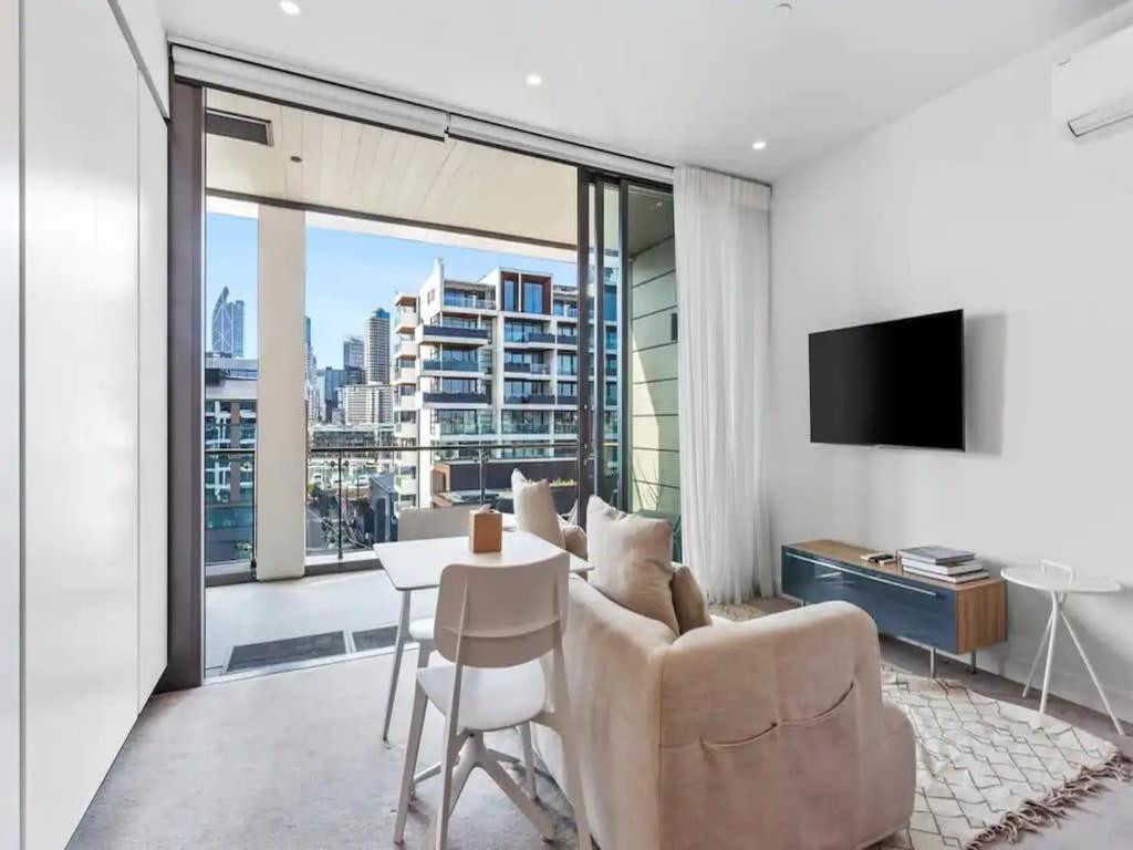 Modern One Bedroom Apartment In Wynyard Quarter Auckland Exterior foto